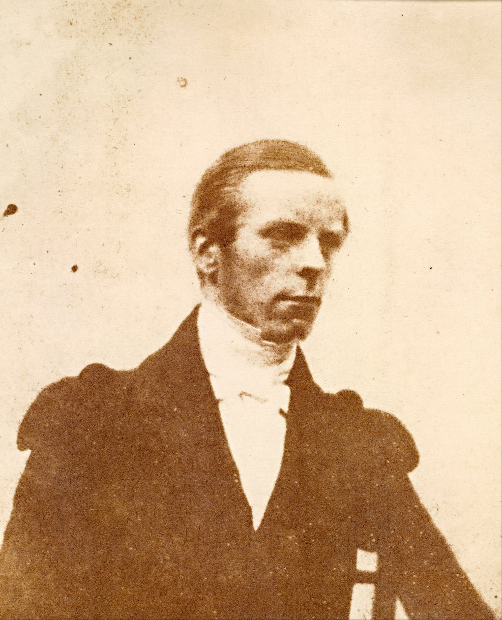 Kein Titel (Porträt eines Mannes) von William Henry Fox Talbot