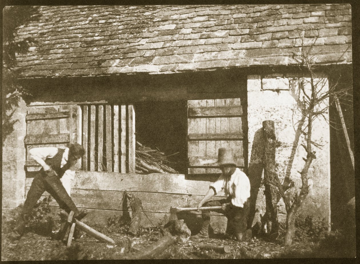 Die Holzfäller, 1845 von William Henry Fox Talbot