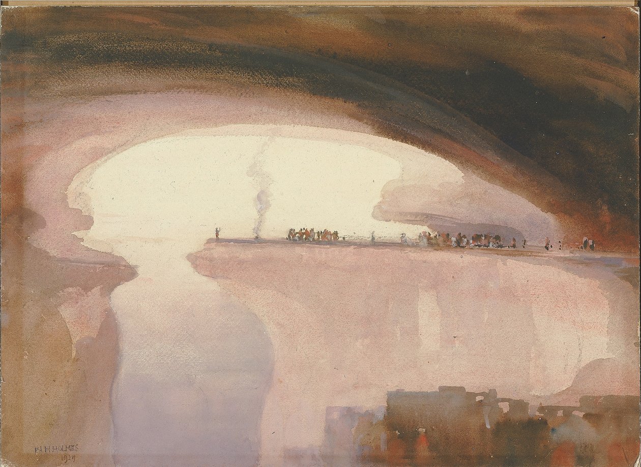 Zeremonie eines Klippenbewohners, Colorado von William Henry Holmes