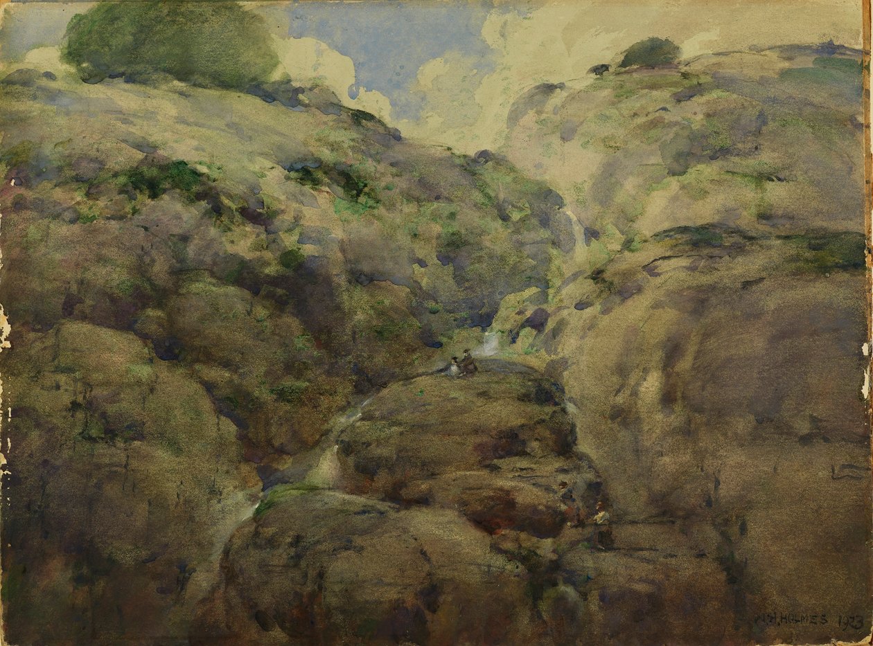 Bergschlucht, Colorado von William Henry Holmes