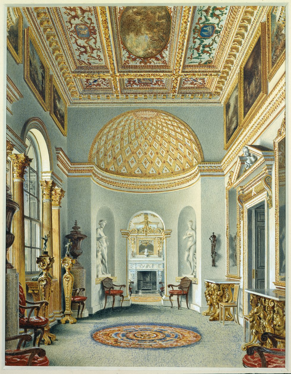 Die Galerie, Chiswick House von William Henry Hunt