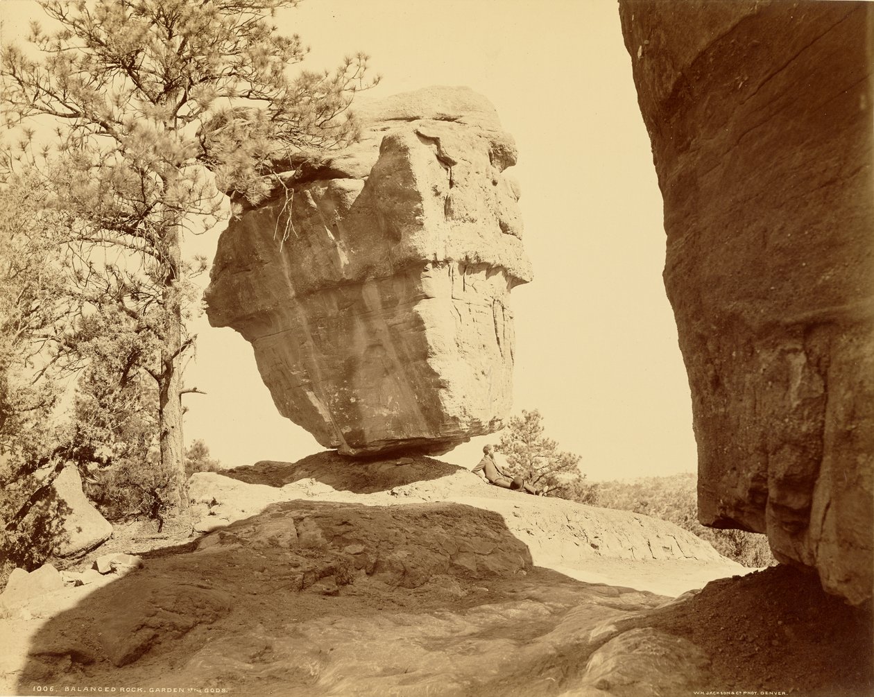 Balanced Rock, Garden of the Gods von William Henry Jackson