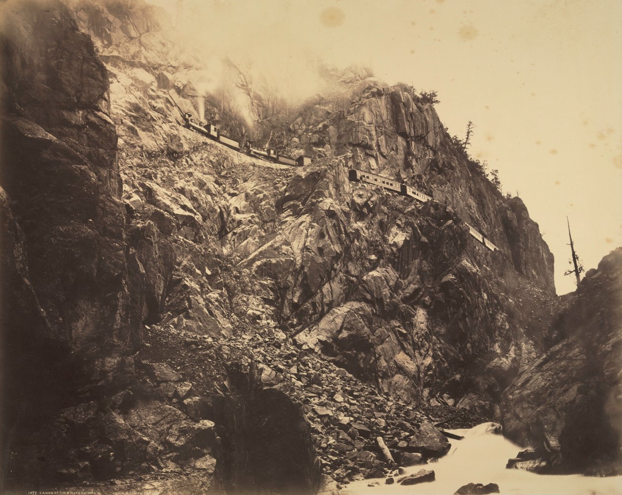 Cañon des Rio las Animas, um 1882-1886 von William Henry Jackson