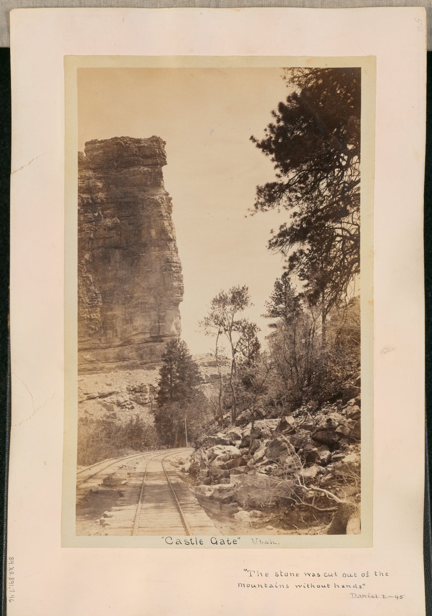 Burg Tor, Utah von William Henry Jackson
