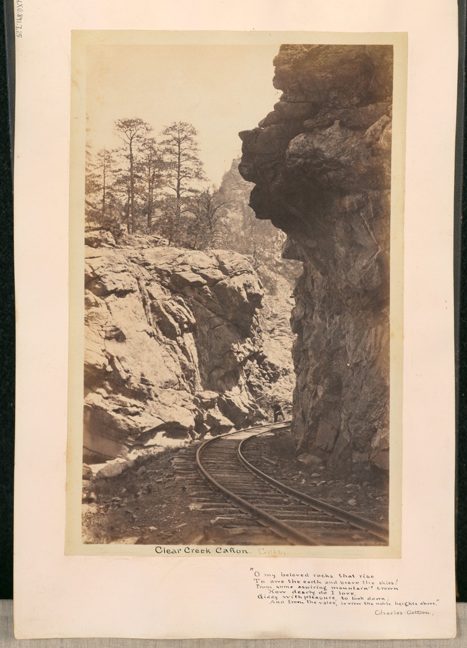 Clear Creek Canyon, Colorado von William Henry Jackson