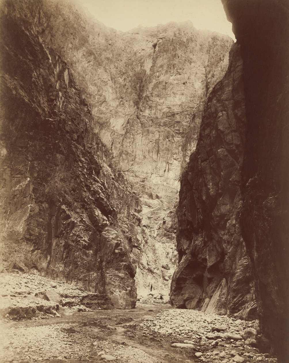 Diamond River Canyon, 1885 von William Henry Jackson