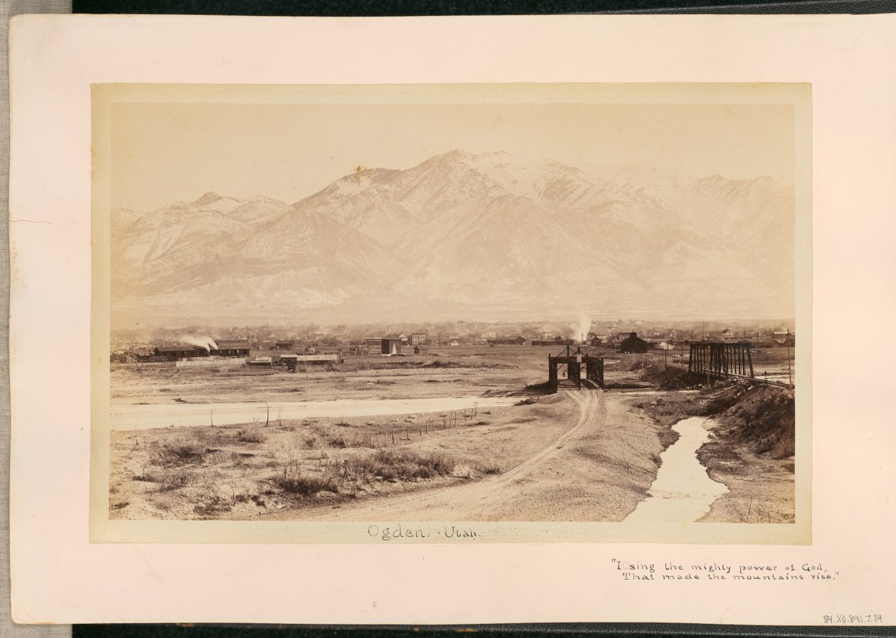 Ogden, Utah von William Henry Jackson