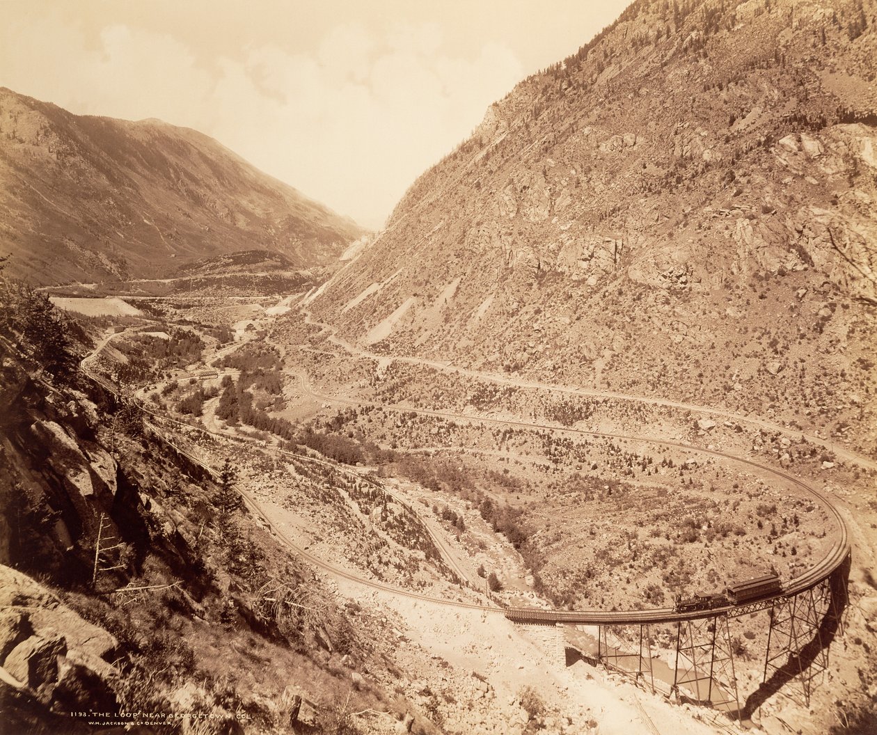 "Die Schleife" bei Georgetown, Colorado von William Henry Jackson
