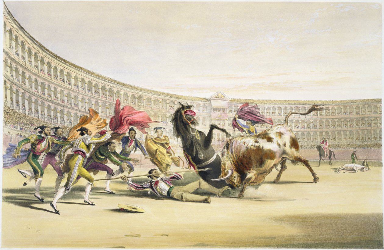 Der Picador in Gefahr, 1865 von William Henry Lake Price