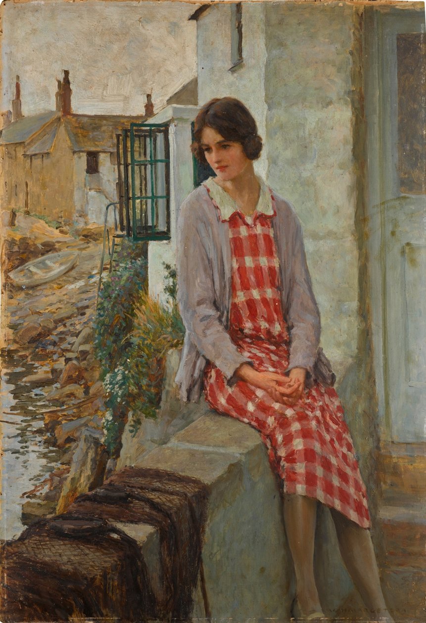 Das Mädchen, das einen Seemann liebte von William Henry Margetson