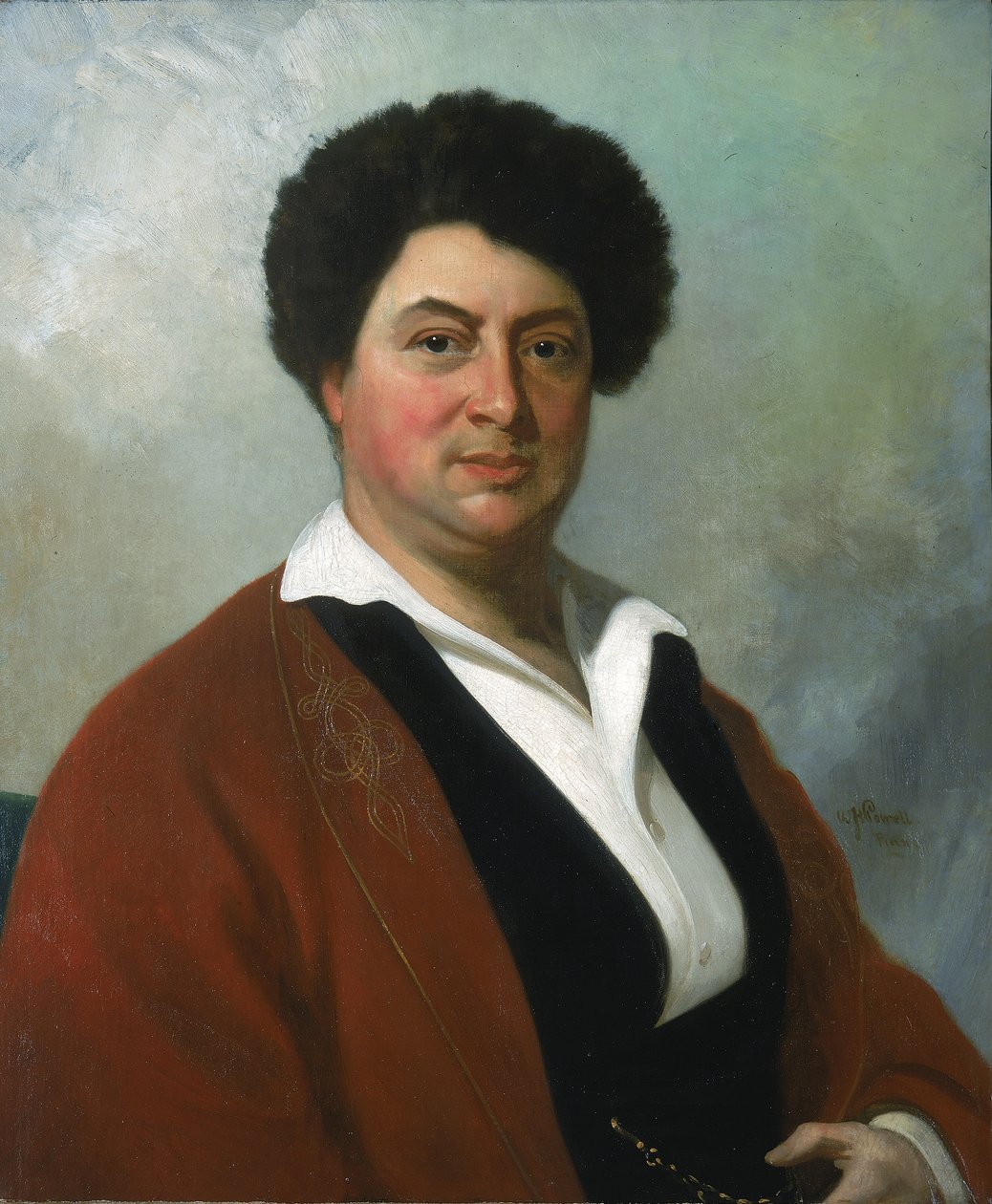Porträt von Alexandre Dumas, 1855 von William Henry Powell