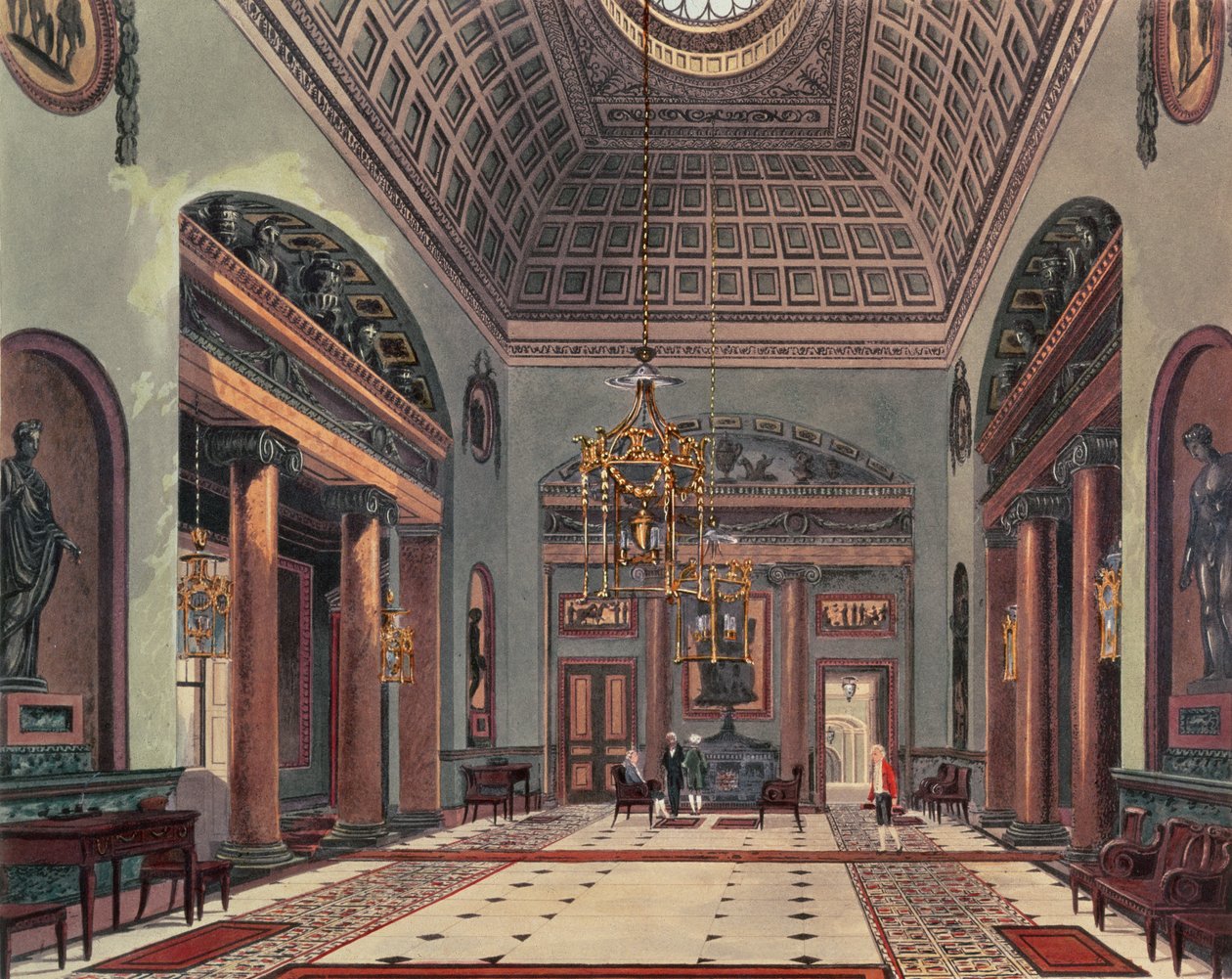 Die Eingangshalle, Carlton House aus 