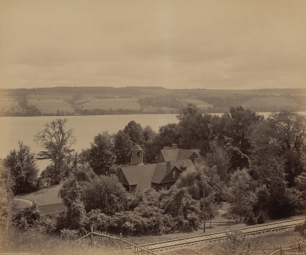 Owasco-See, Casowasco, um 1895 von William Herman Rau