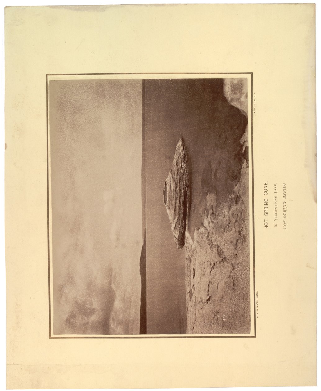 Heiße Quelle im Yellowstone-See, 1871 von William Hicks Jackson
