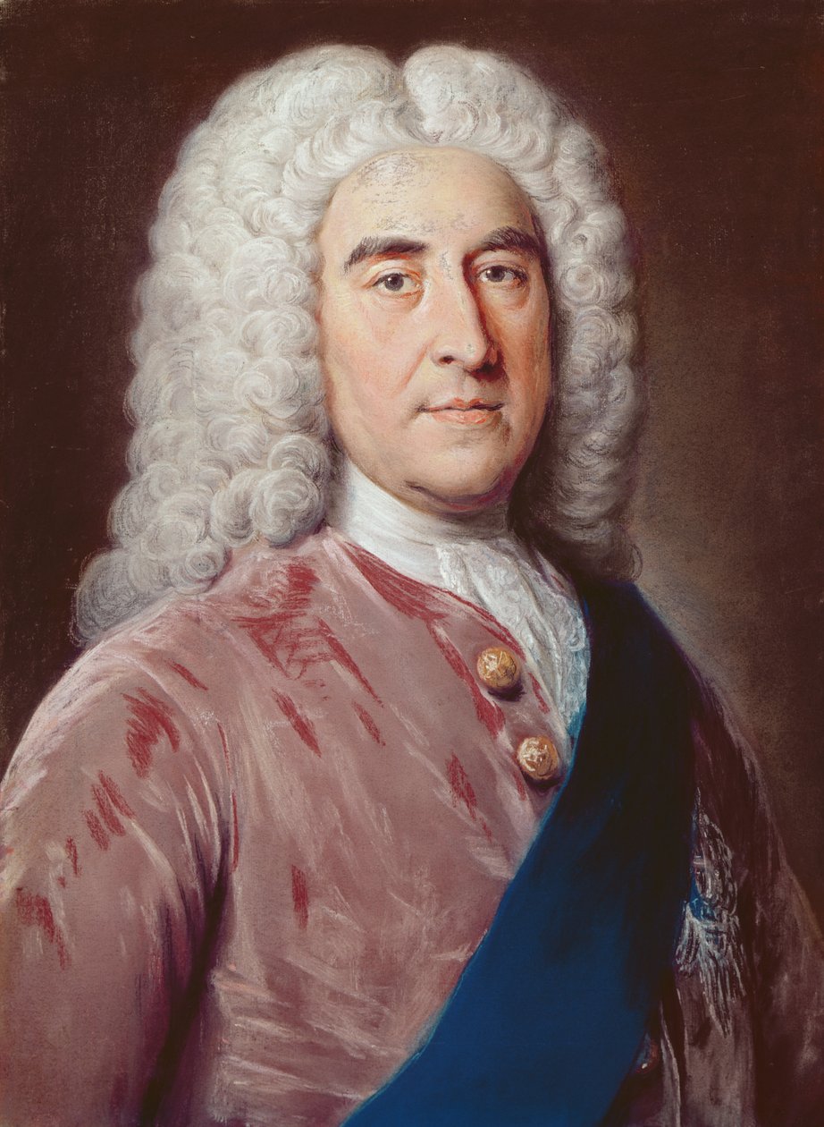 Porträt von Thomas Pelham Holles (1693-1768) Herzog von Newcastle under Lyme von William Hoare