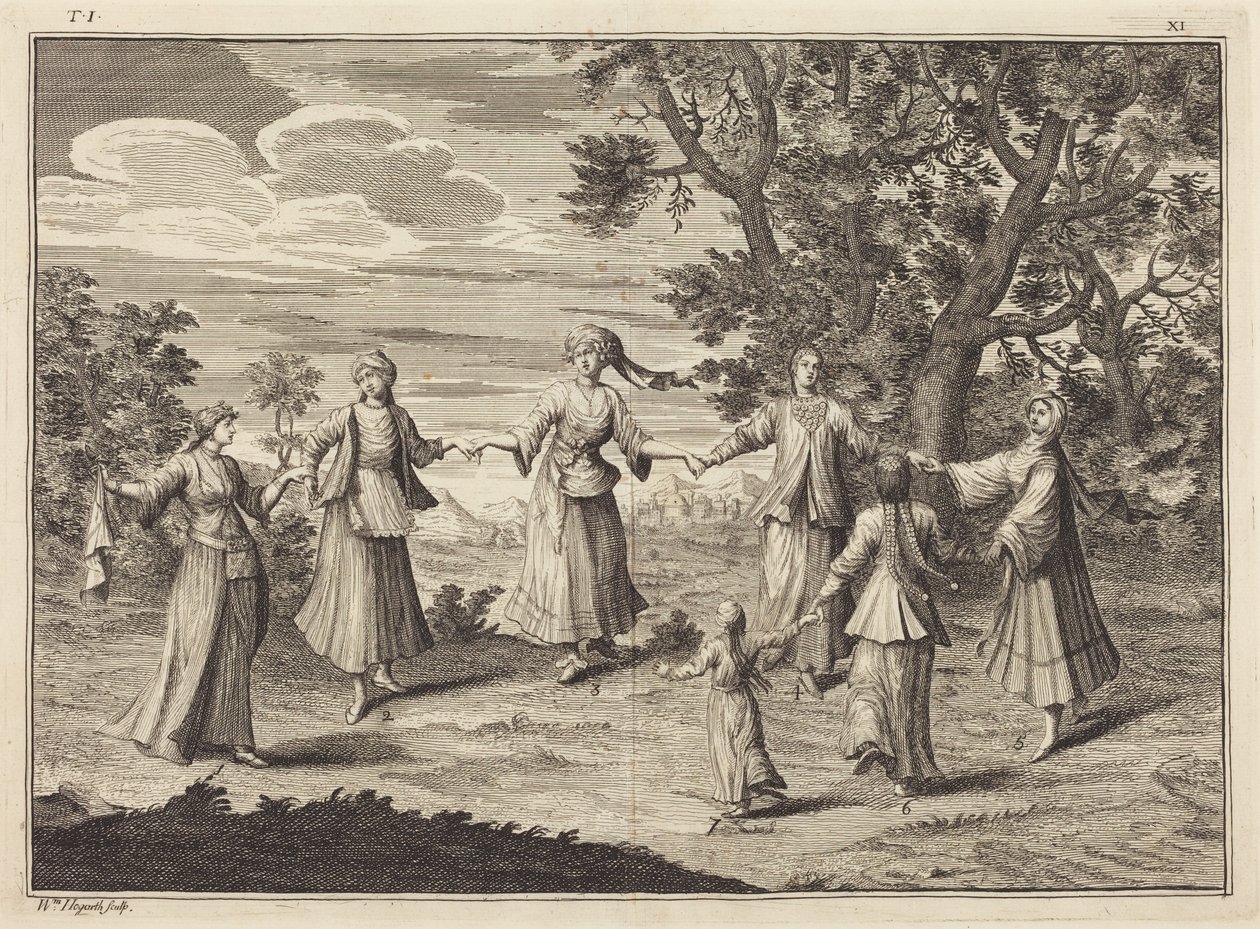 Einheimischer Tanz von William Hogarth