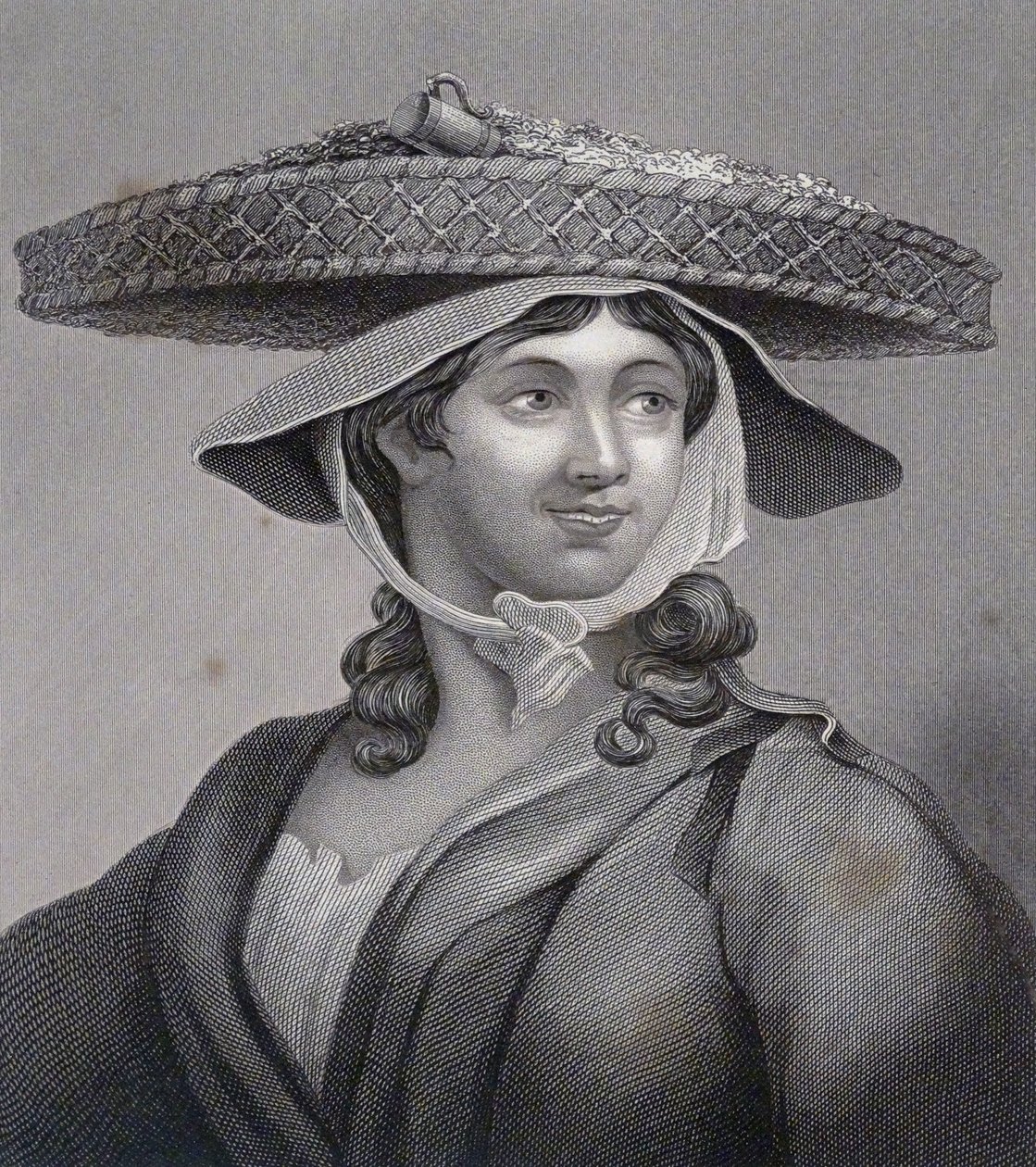 Ein Shrimp-Mädchen von William Hogarth