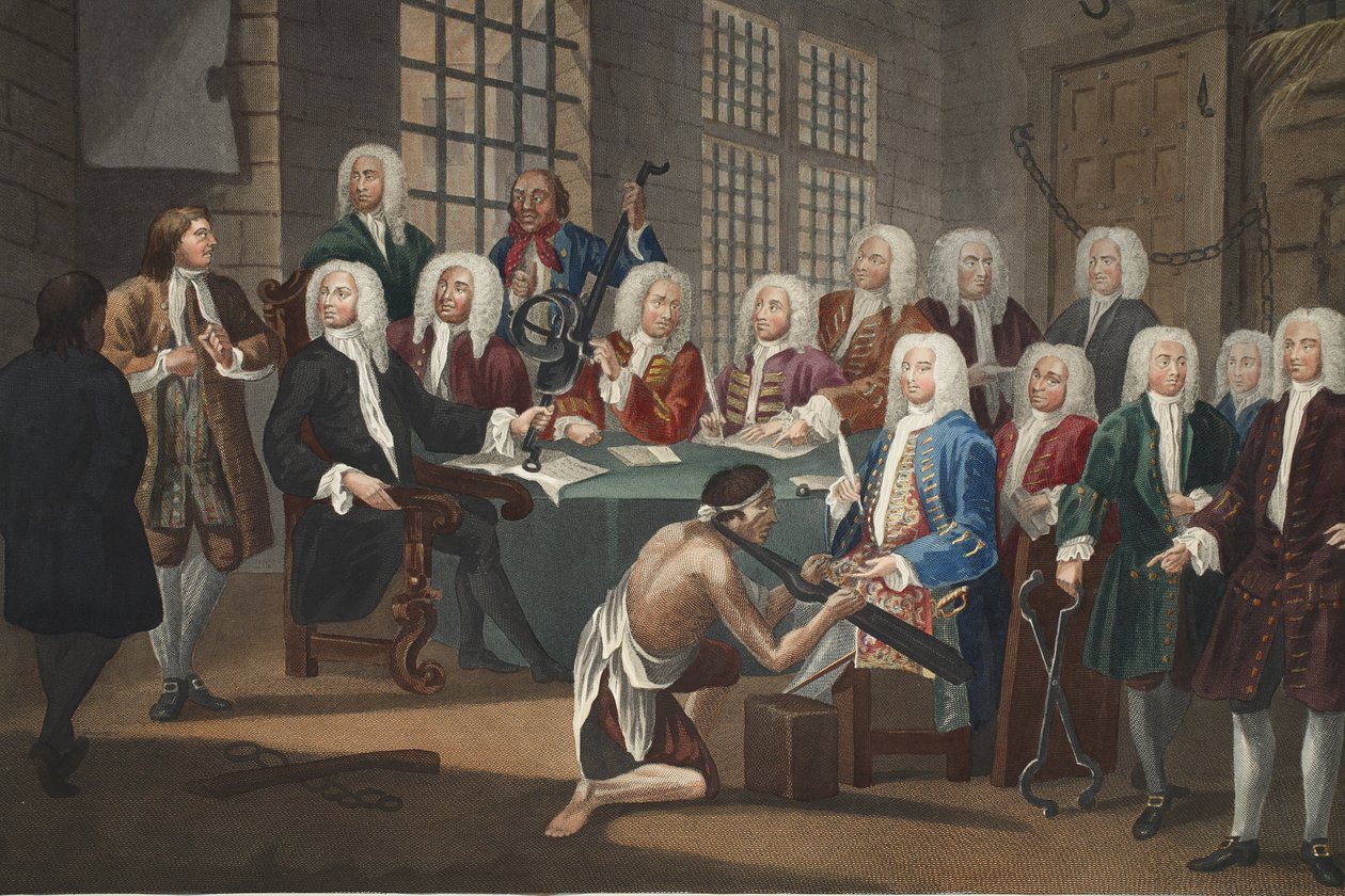 Bambridge wegen Mordes vor einem Ausschuss des House of Commons angeklagt, Illustration aus 