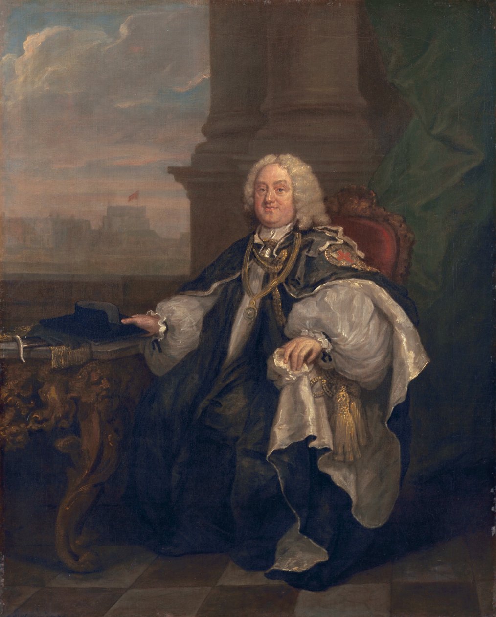 Benjamin Hoadly, Bischof von Winchester, 1742 von William Hogarth