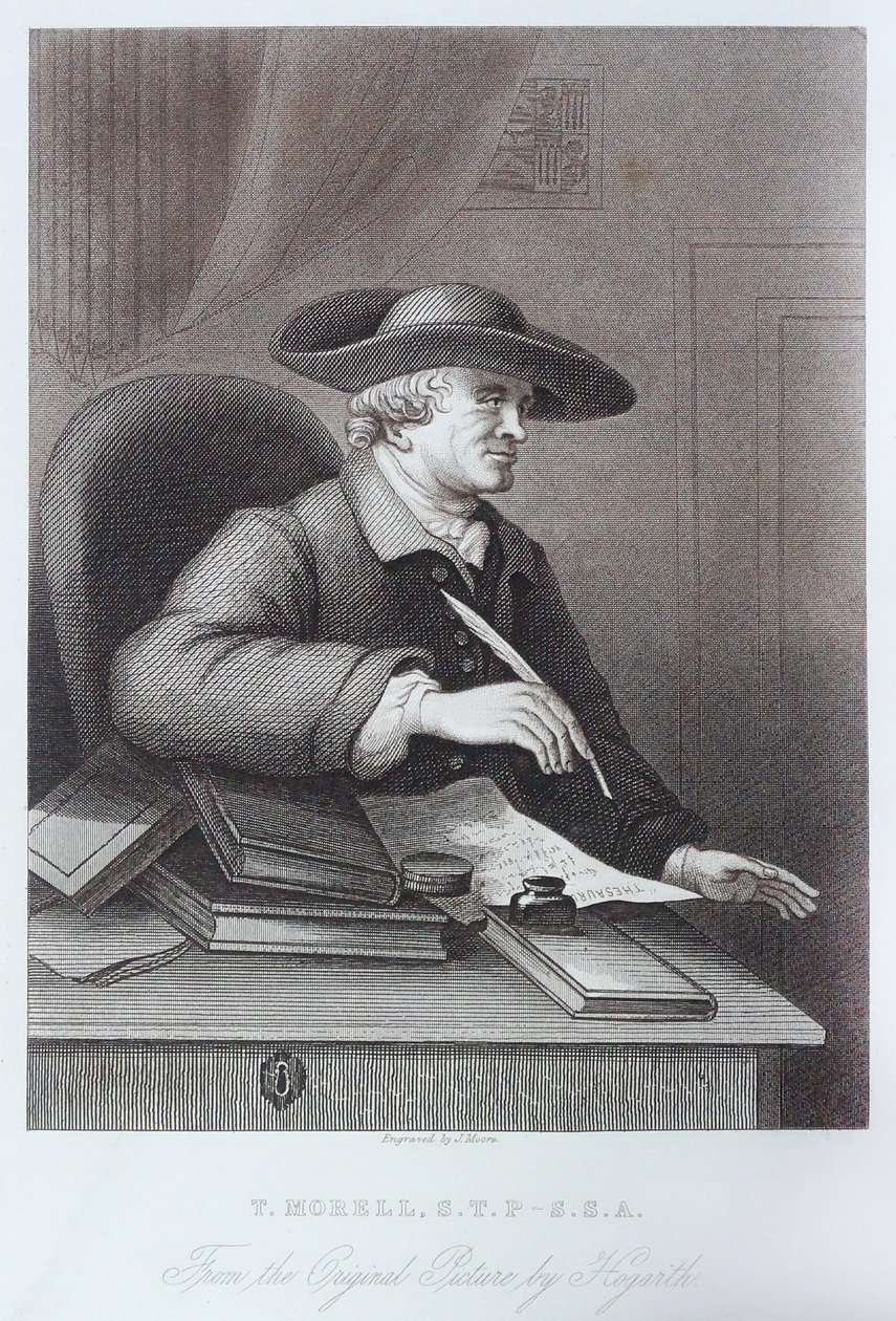 Gravur von T. Morell von William Hogarth von William Hogarth