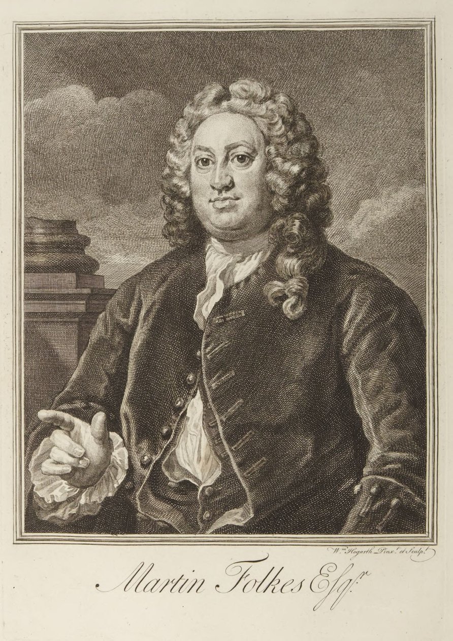 Martin Folkes von William Hogarth
