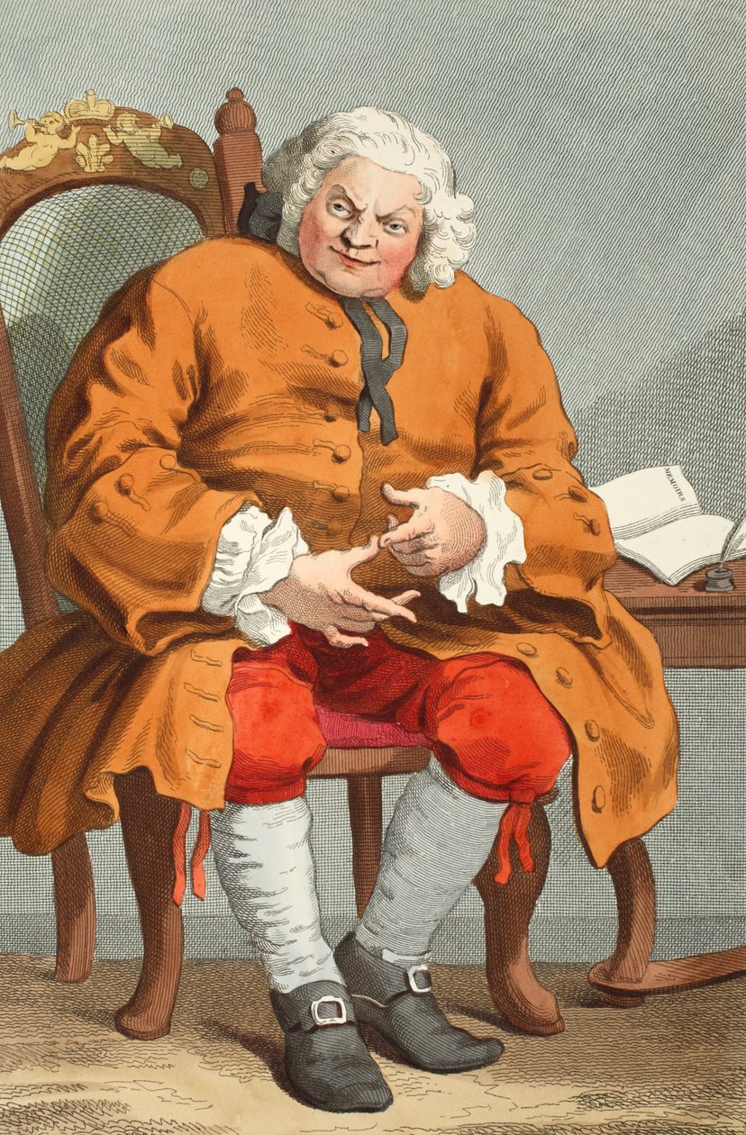 Porträt von Simon Fraser, Lord Lovat, 25. August 1746, Illustration aus 