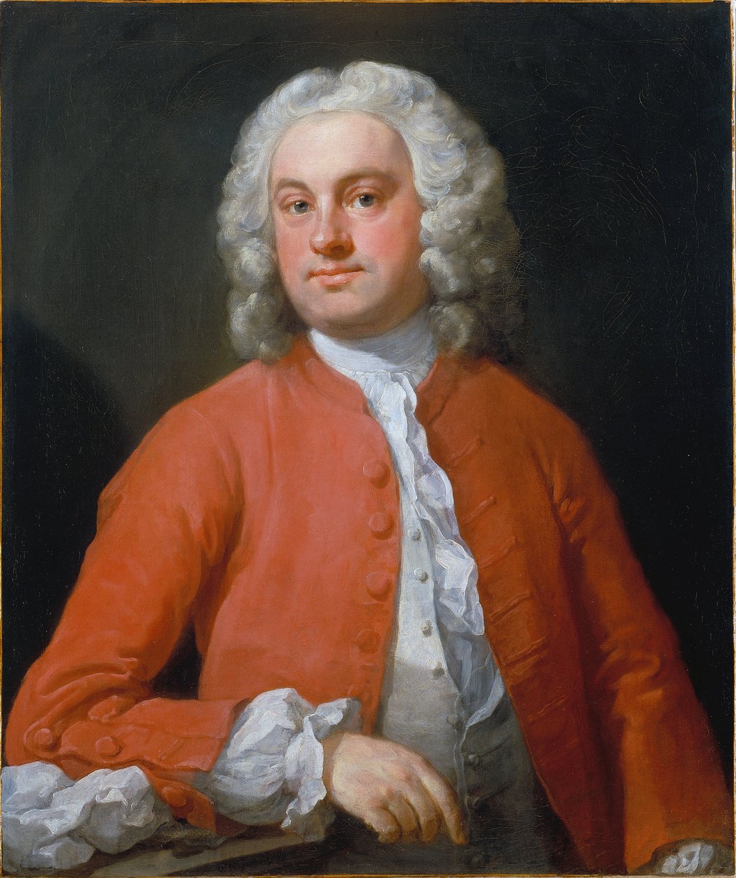 Porträt eines Mannes von William Hogarth