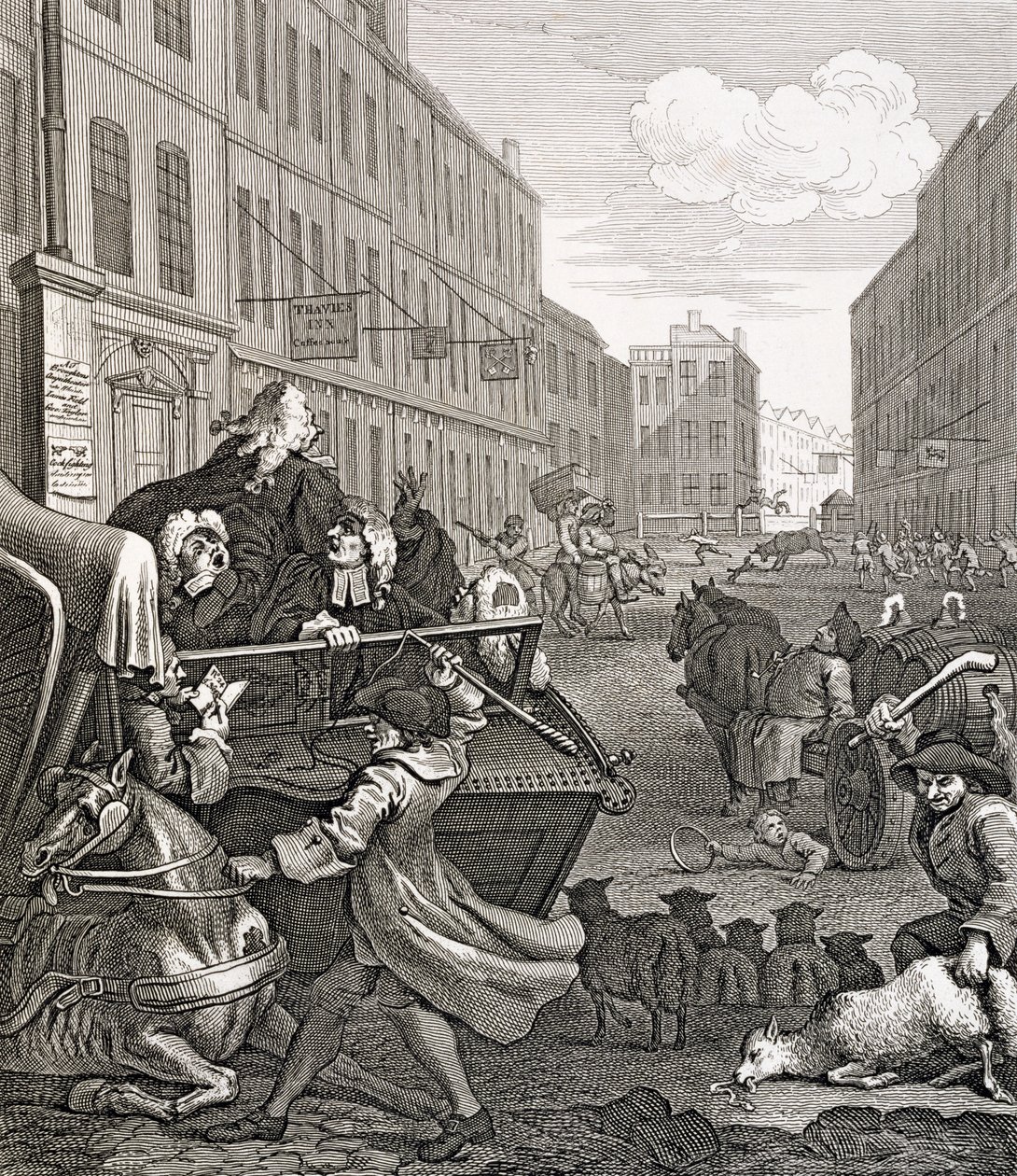 Zweite Stufe der Grausamkeit von William Hogarth