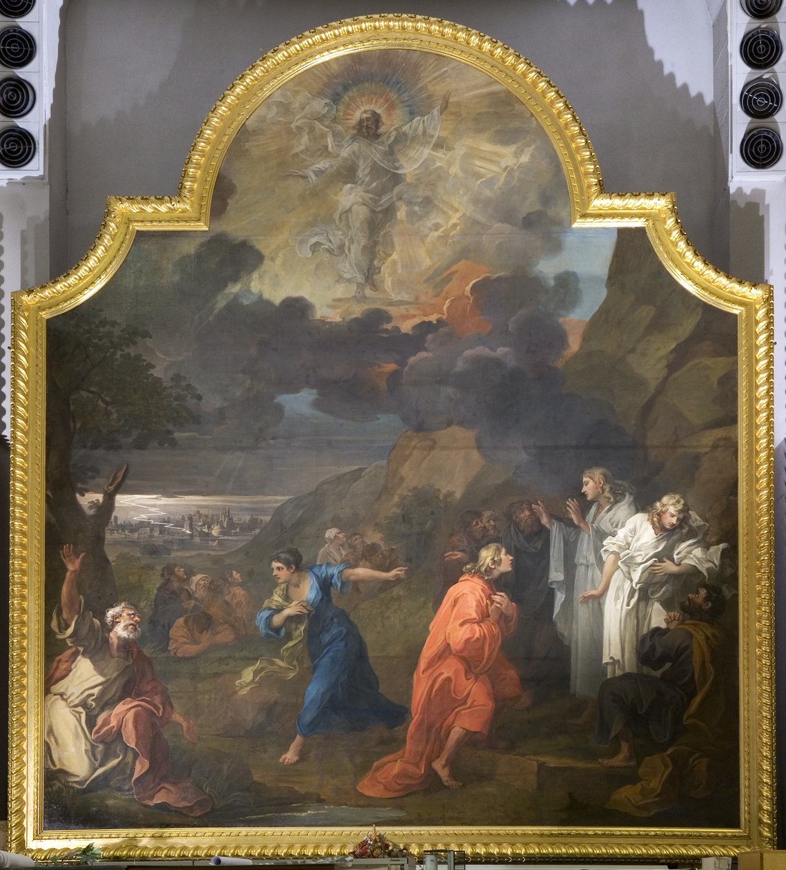Der Altaraufsatz von St. Mary Redcliffe (rechter Flügel) von William Hogarth