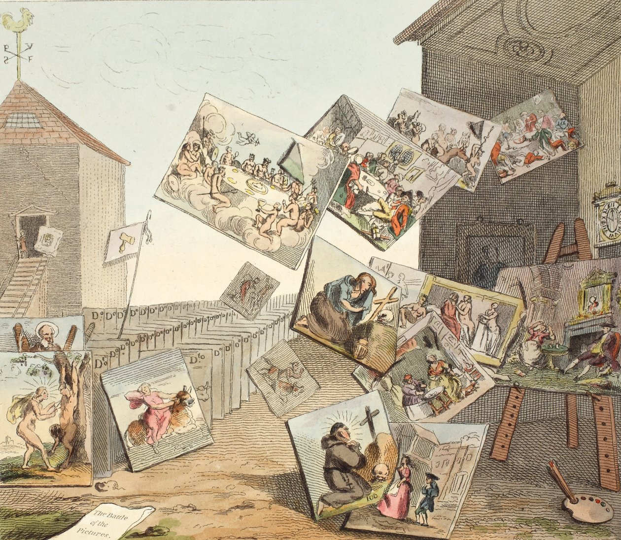 Die Schlacht der Bilder, Illustration aus 