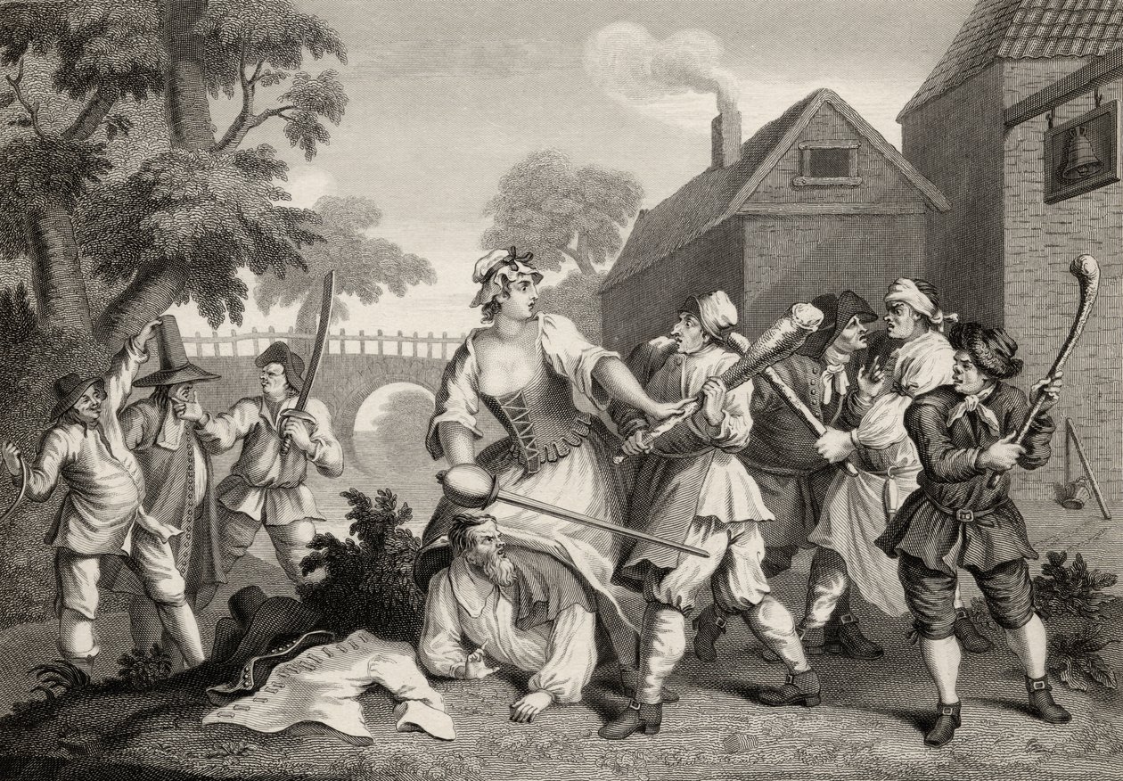 Der Ritter unterwirft sich Trulla, aus 