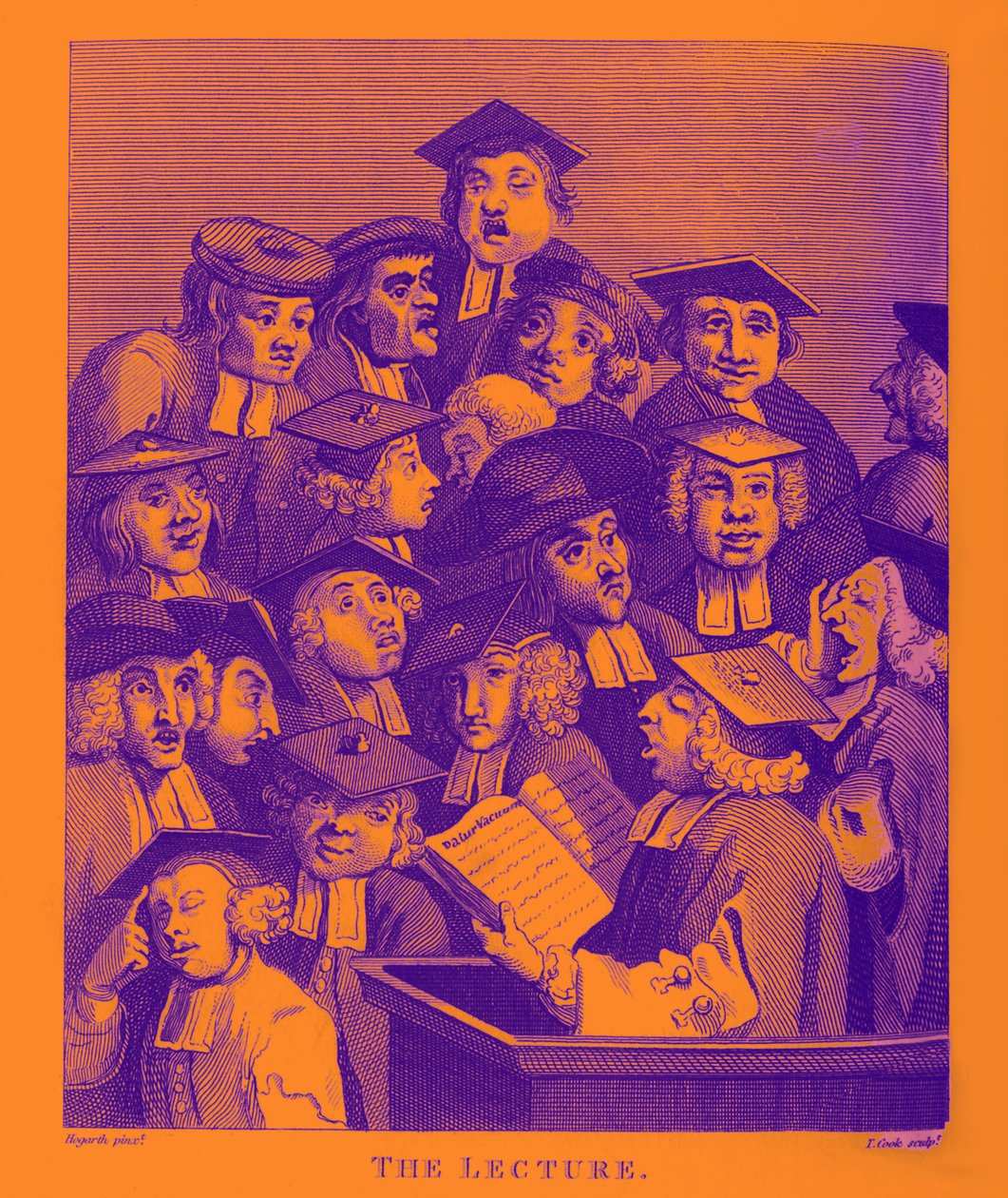 Die Vorlesung von William Hogarth von William Hogarth