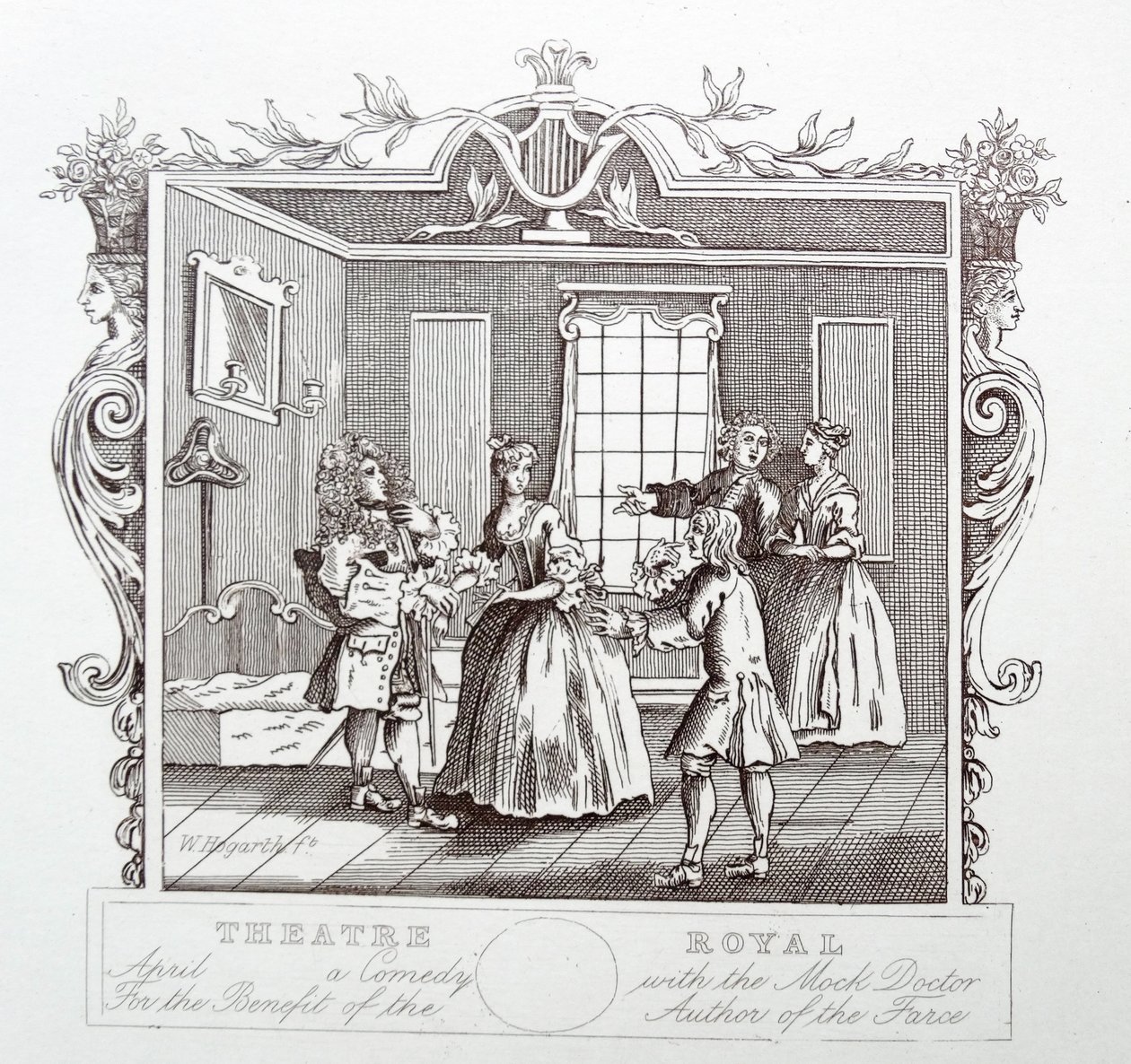Theatre Royal; Drury Lane; London von William Hogarth