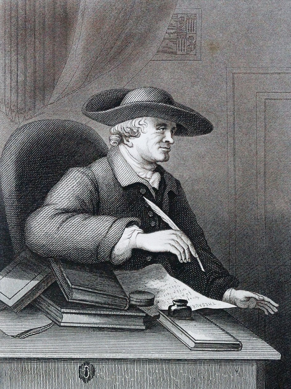 Thomas Morell (1703–1784) englischer Librettist, klassischer Gelehrter von William Hogarth von William Hogarth
