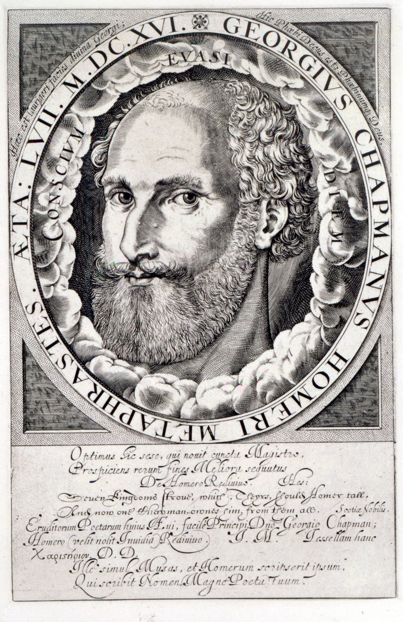 Porträt von George Chapman von William Hole