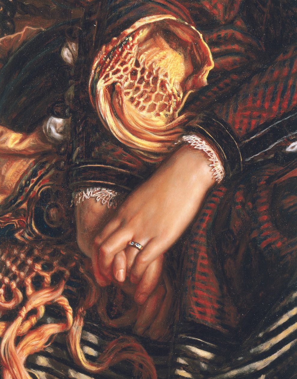 Detail von Il Dolce far Niente, 1866 von William Holman Hunt