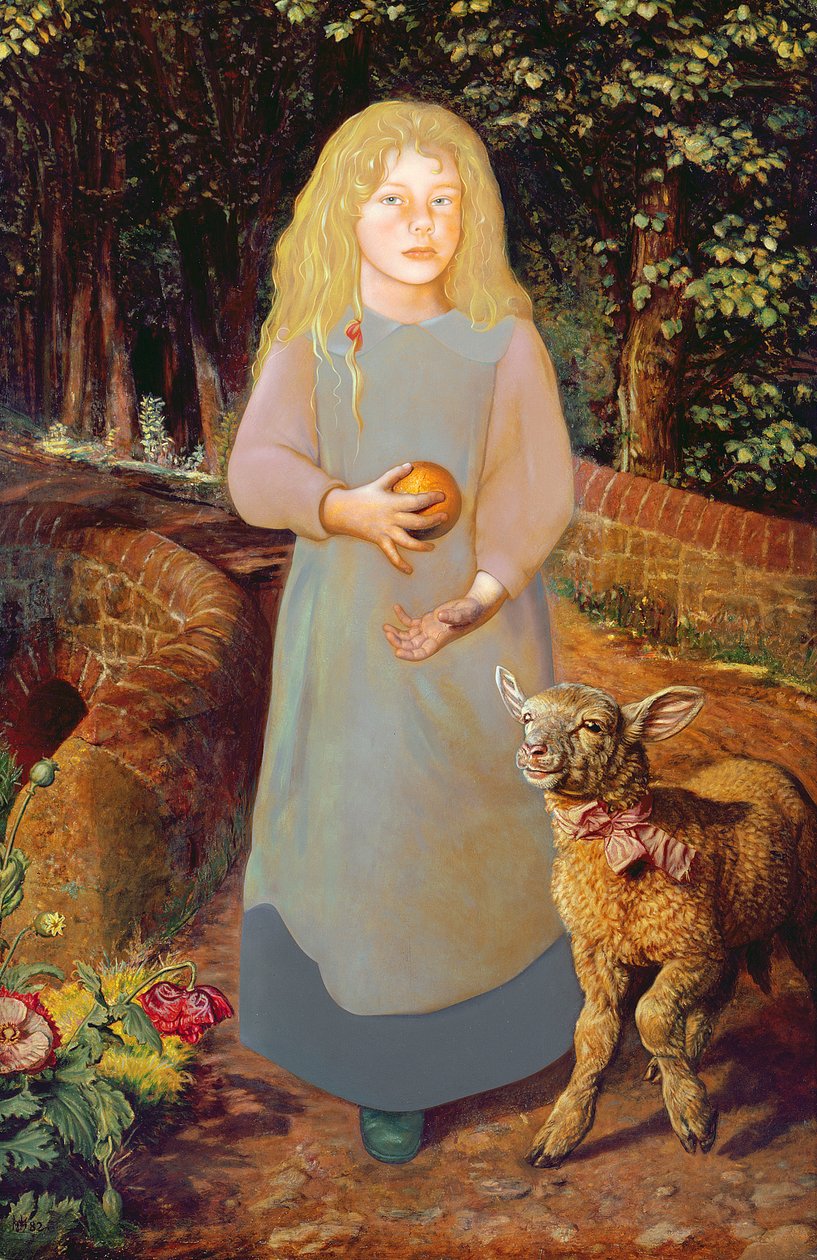 Miss Flamborough von William Holman Hunt