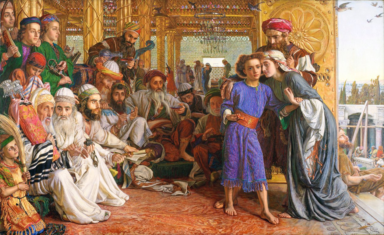 Entdeckung des Erlösers im Tempel von William Holman Hunt