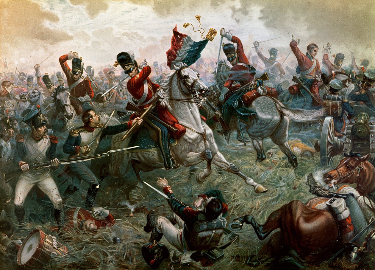 Schlacht von Waterloo, 18. Juni 1815, 1898 von William Holmes Sullivan