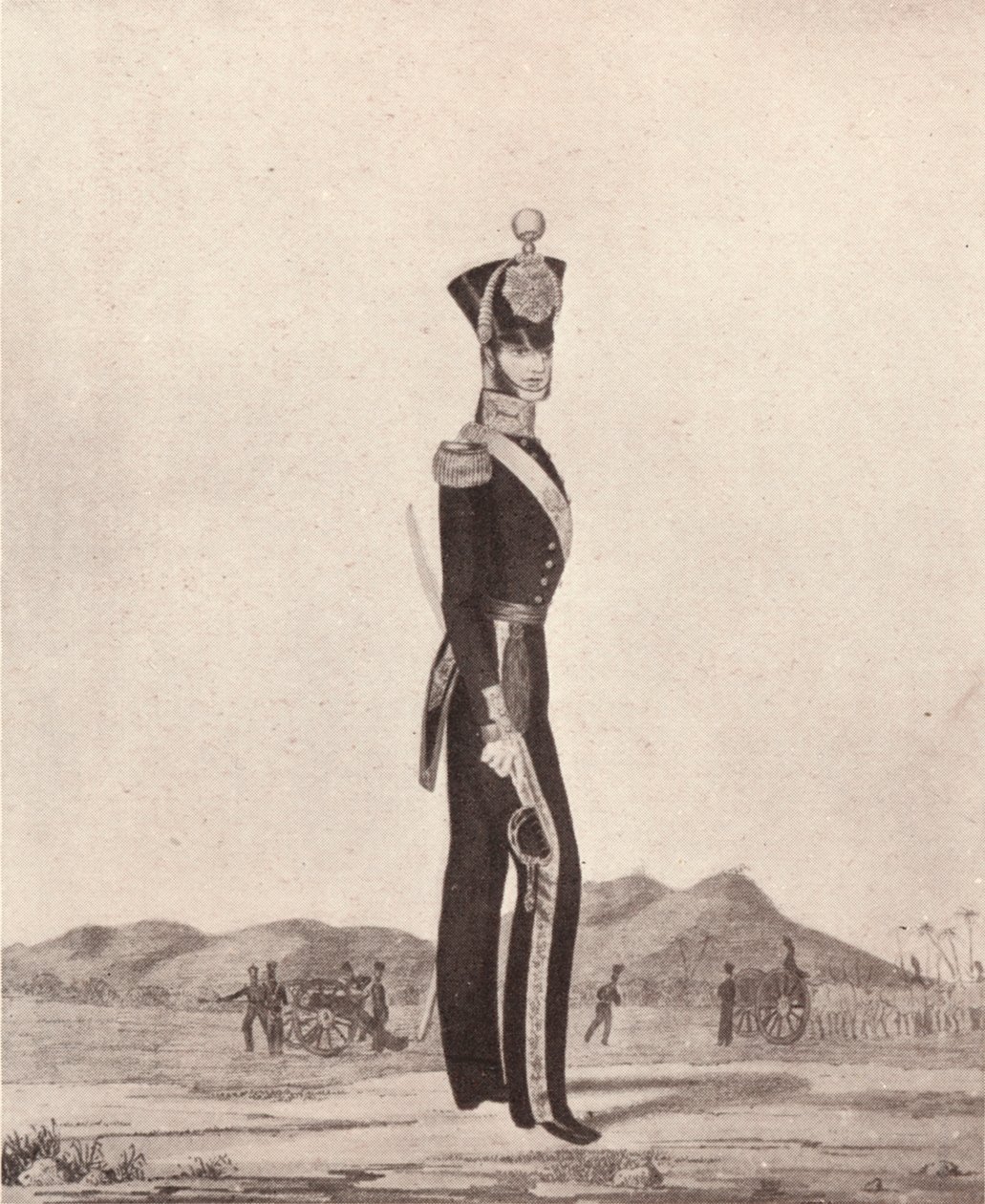 Offiziere der Madras Armee Fußartillerie, 1841 von William Hunsley