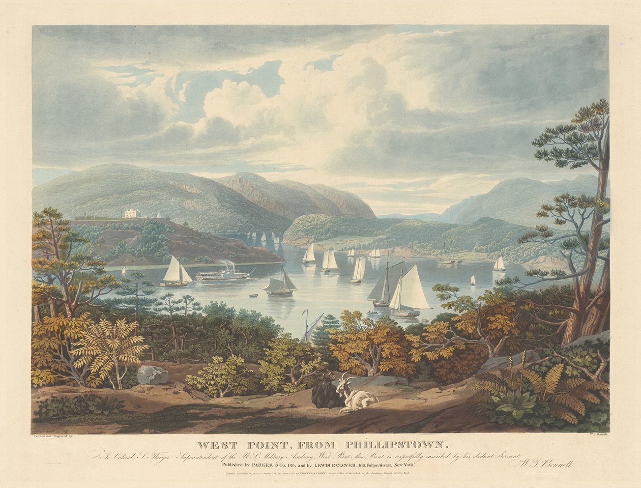 West Point, von Phillipstown von William James Bennett