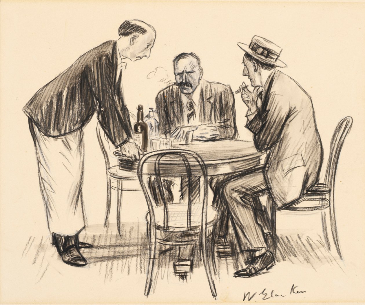 Nie wieder, bemerkte er düster von William James Glackens