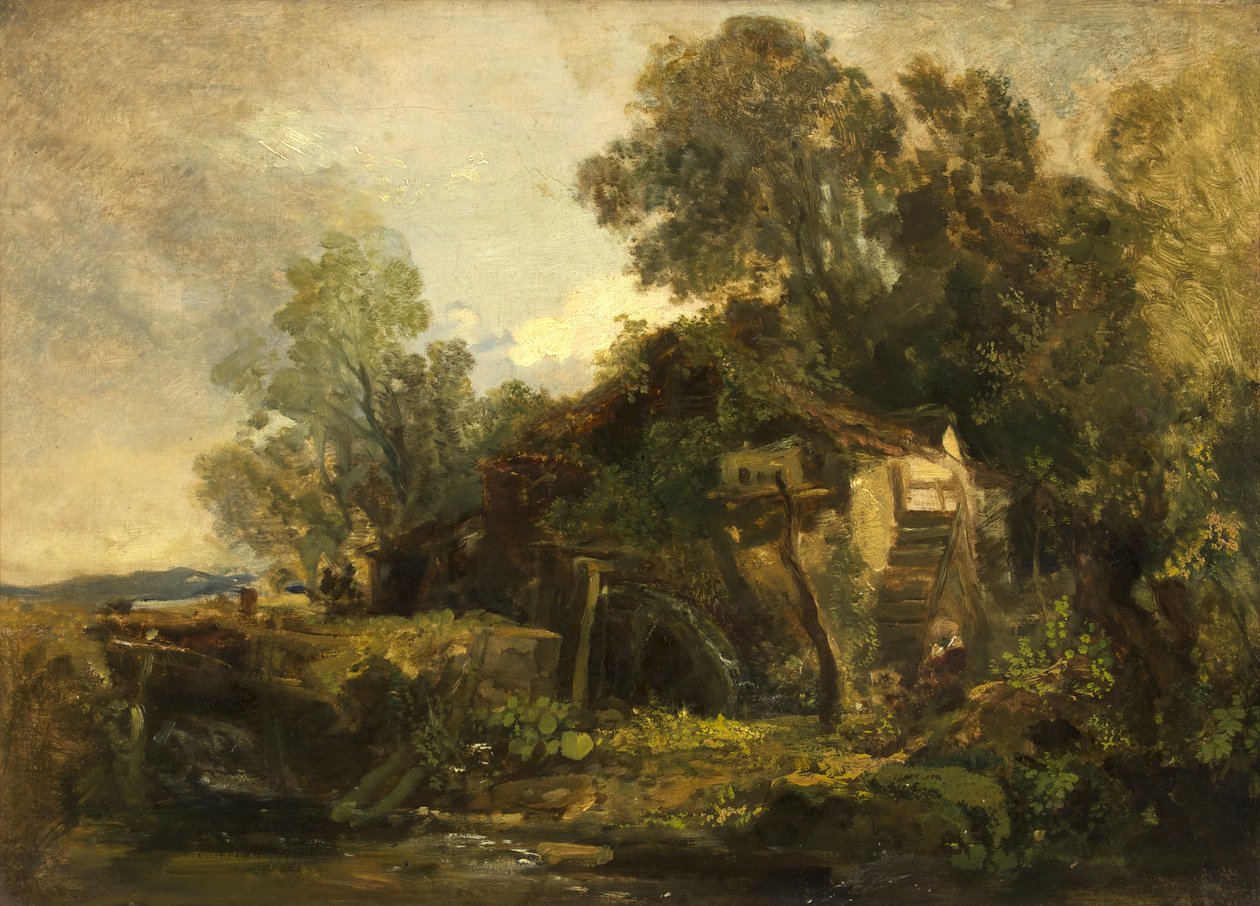 Mühle in Mells, Somerset von William James Muller