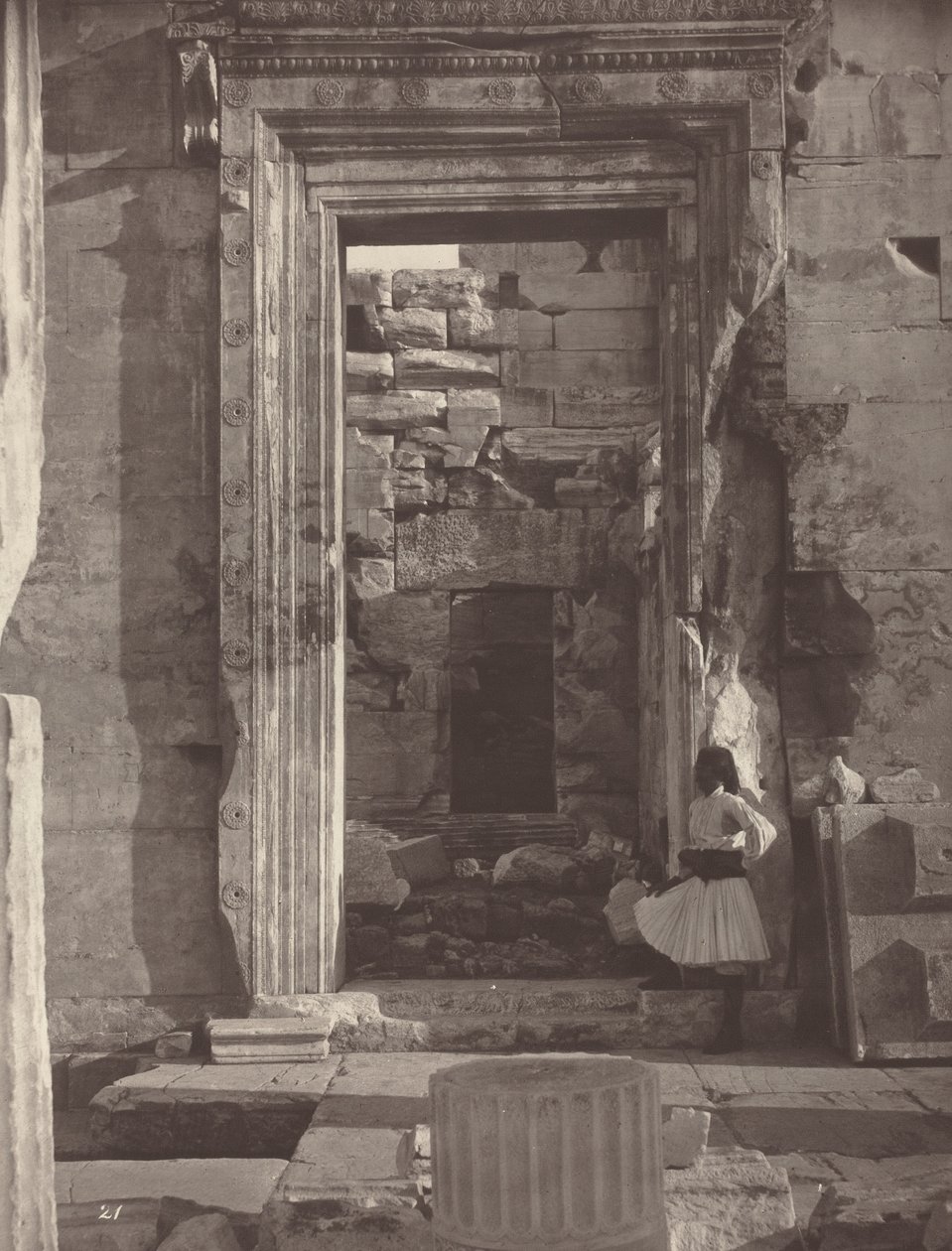 Die Akropolis von Athen, Tafel 21 von William James Stillman
