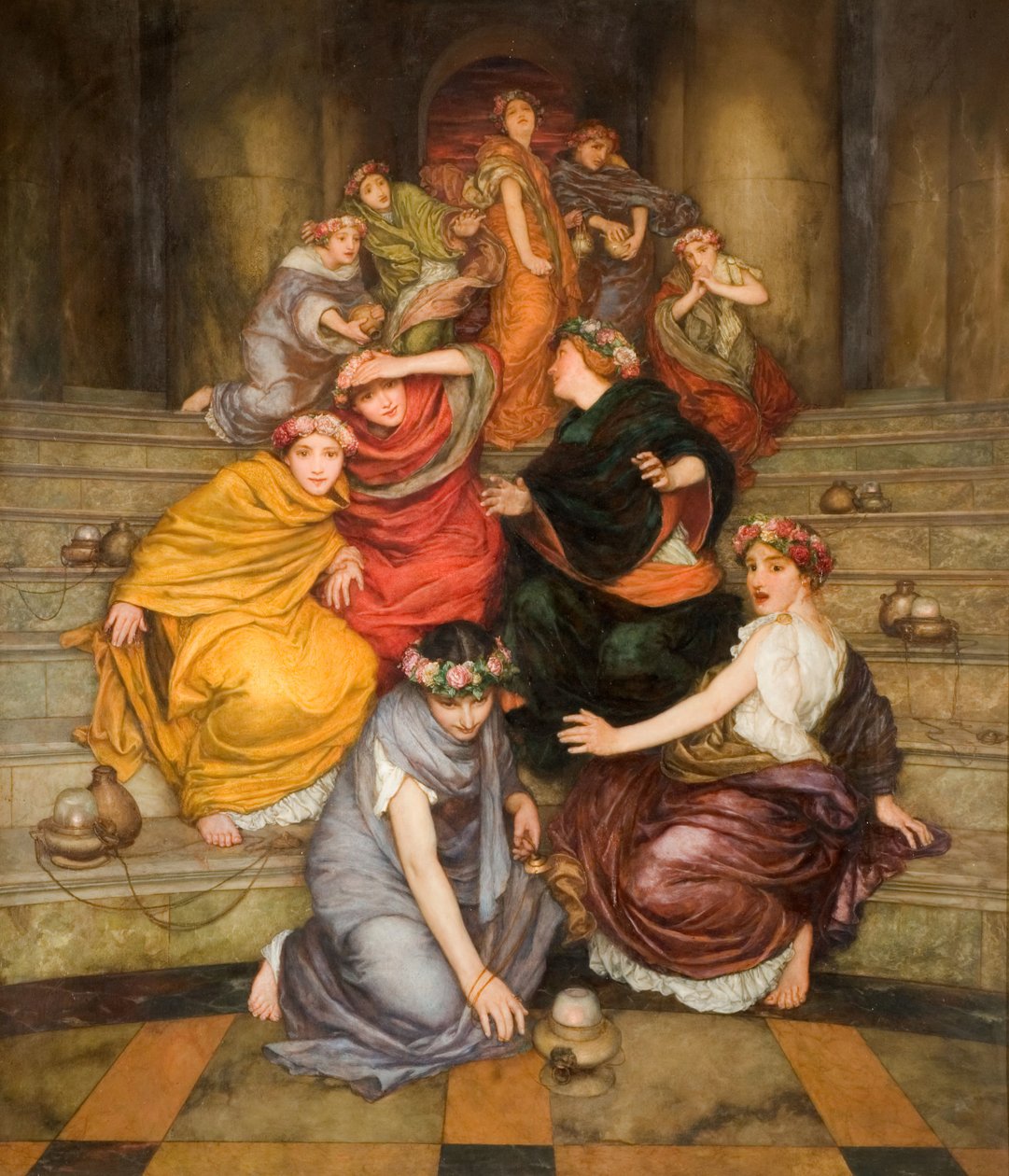 Gleichnis von den klugen und törichten Jungfrauen, 1899 von William John Wainwright