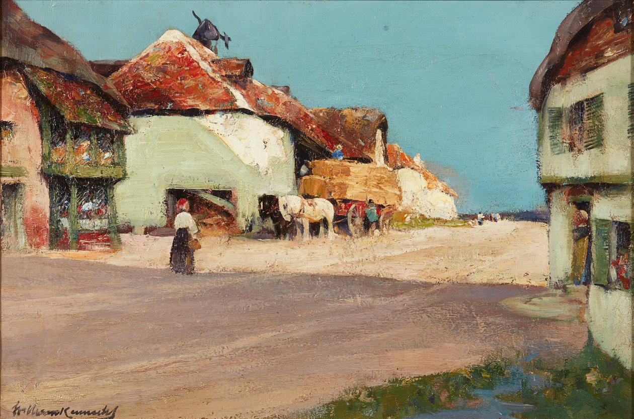 Heuwagen, ein Dorf in der Normandie von William Kennedy
