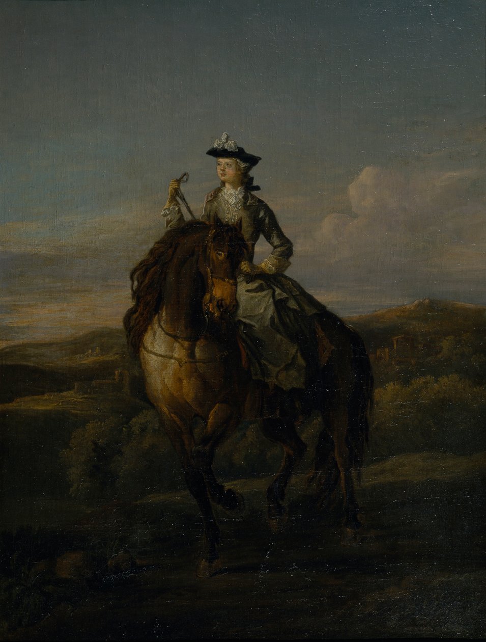 Reiterporträt von Charlotte Boyle, Marquise von Hartington von William Kent