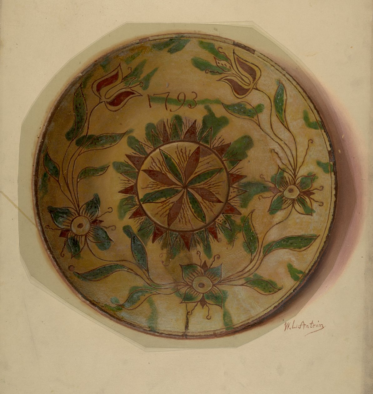 Pa. Deutscher Teller von William L Antrim