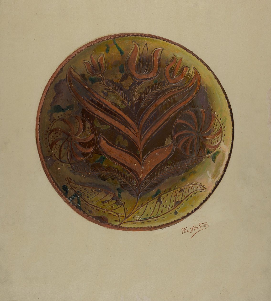 Pa. Deutscher Teller von William L Antrim