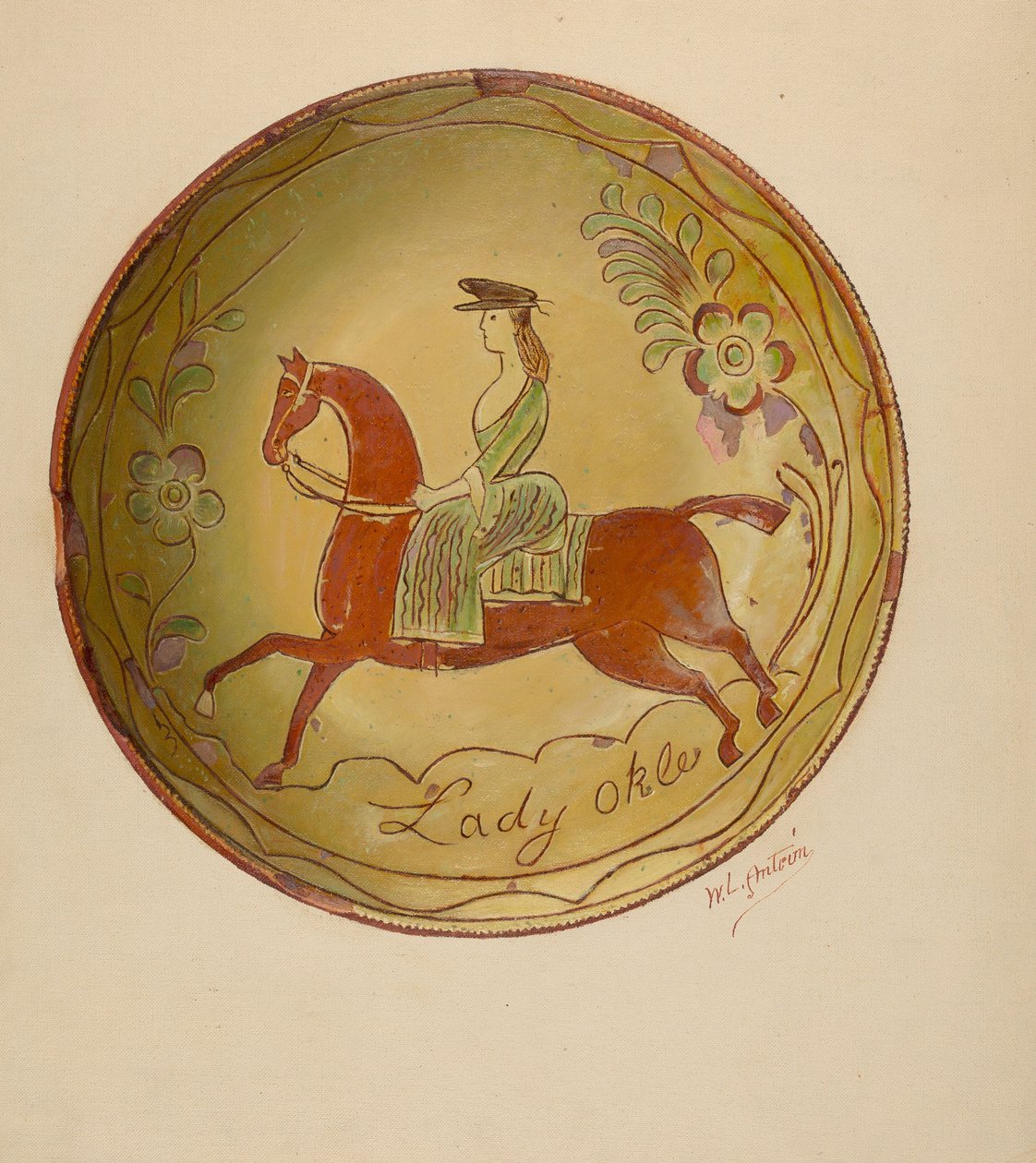 Kuchenteller (1935-1942) von William L Antrim